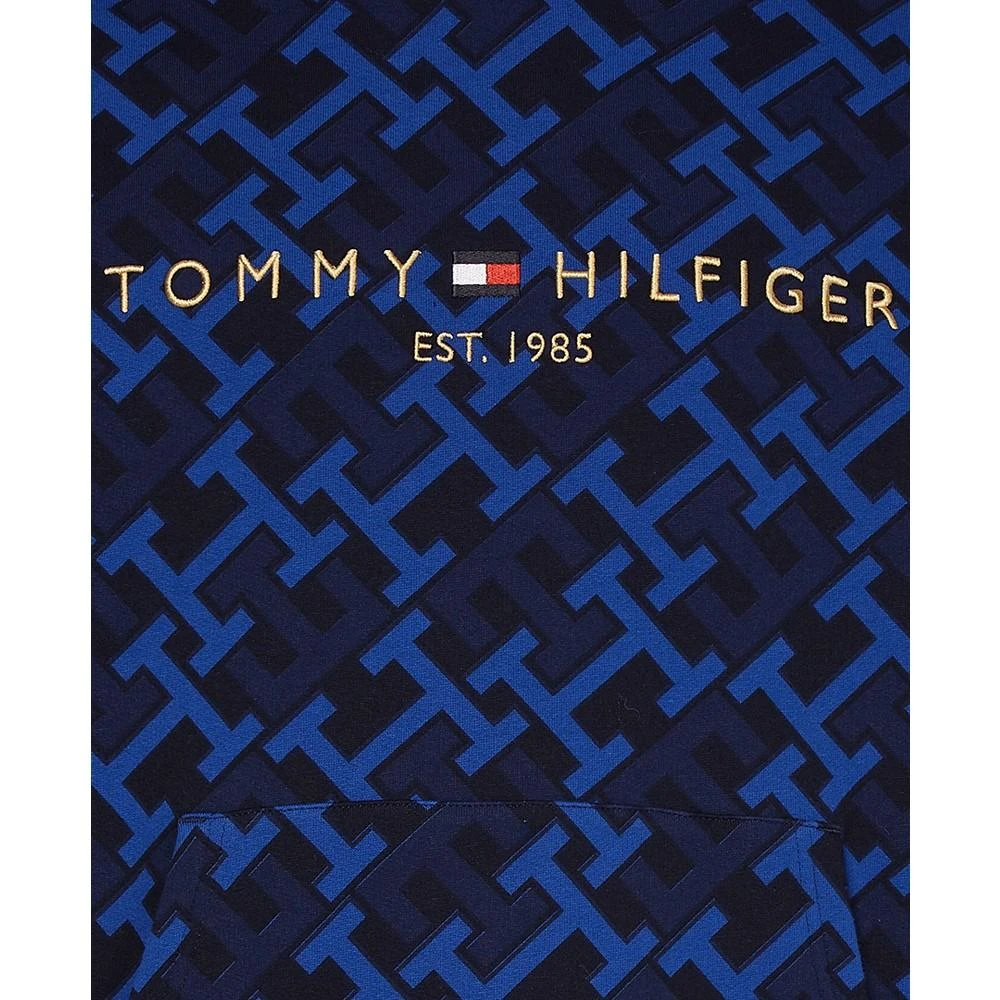 商品Tommy Hilfiger|Men's All-over Monogram Logo Hooded Sweatshirt,价格¥624,第5张图片详细描述