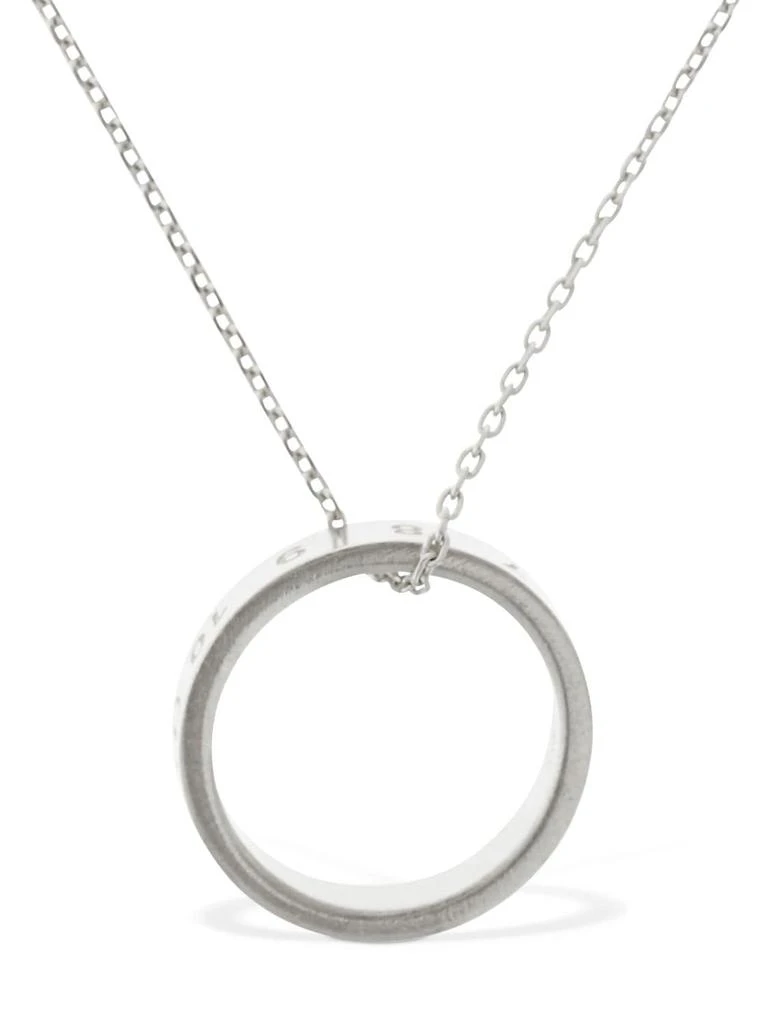 商品MAISON MARGIELA|Number Logo Necklace W/ Ring,价格¥3597,第1张图片