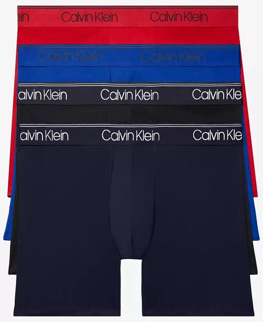 商品Calvin Klein|Men's 3+1 Value Pack Micro Stretch Boxer Briefs,价格¥242,第1张图片