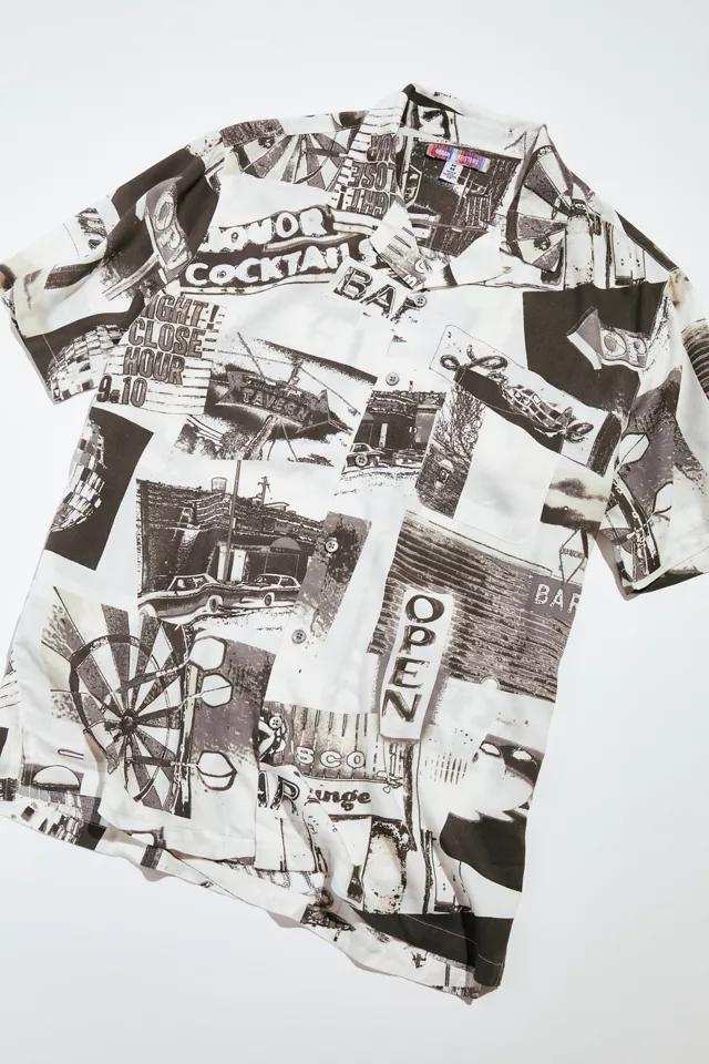 商品Urban Outfitters|UO Dive Bar Print Camp Shirt,价格¥359,第7张图片详细描述