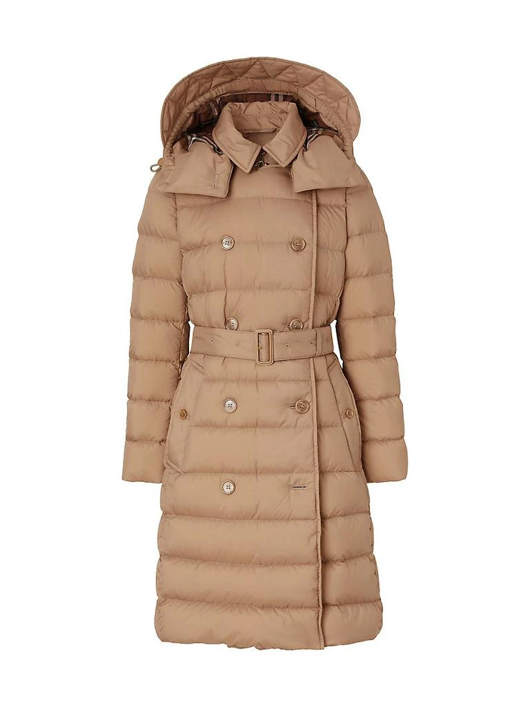 商品Burberry|Ashwick Belted Hooded Puffer Coat,价格¥11619,第1张图片