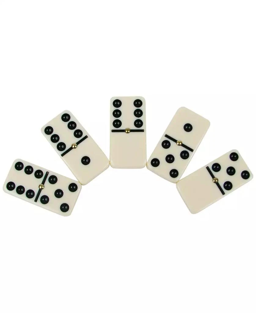 商品Trademark Global|Hey Play Premium Set Of 28 Double Six Dominoes Wood Case,价格¥150,第2张图片详细描述