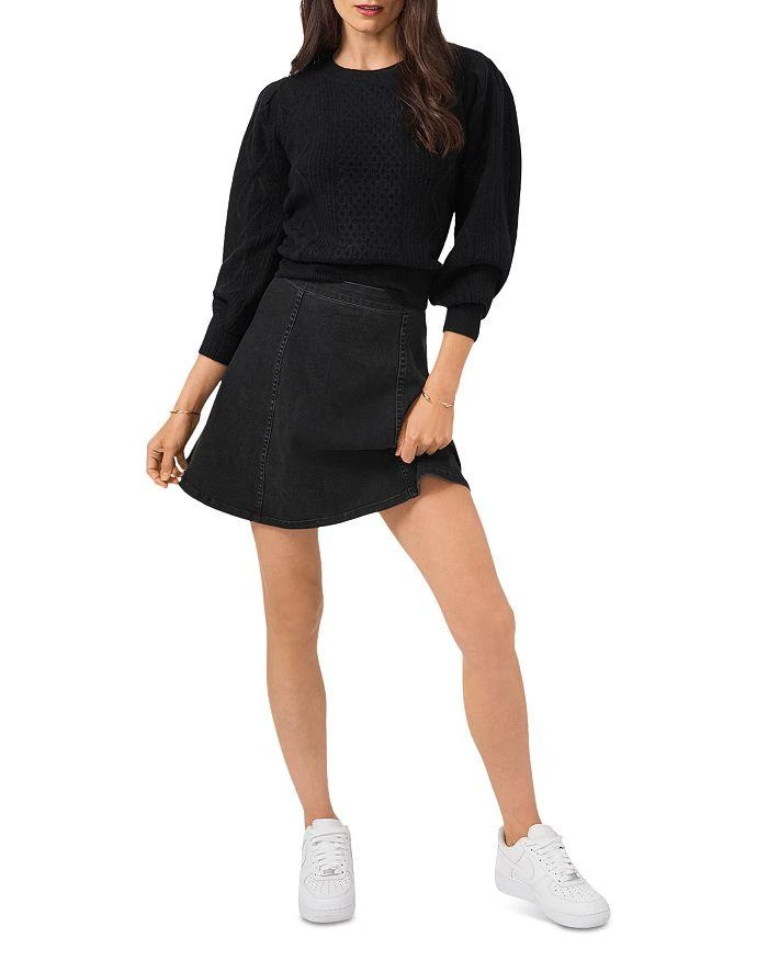 商品1. State|Mixed Knit Crewneck Sweater,价格¥397,第3张图片详细描述