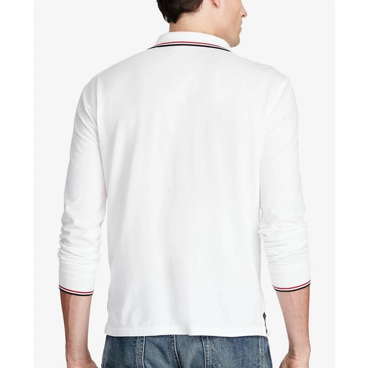商品Ralph Lauren|Men's Long-Sleeve Mesh Big Pony Polo, a Macy's Exclusive Style,价格¥300,第3张图片详细描述