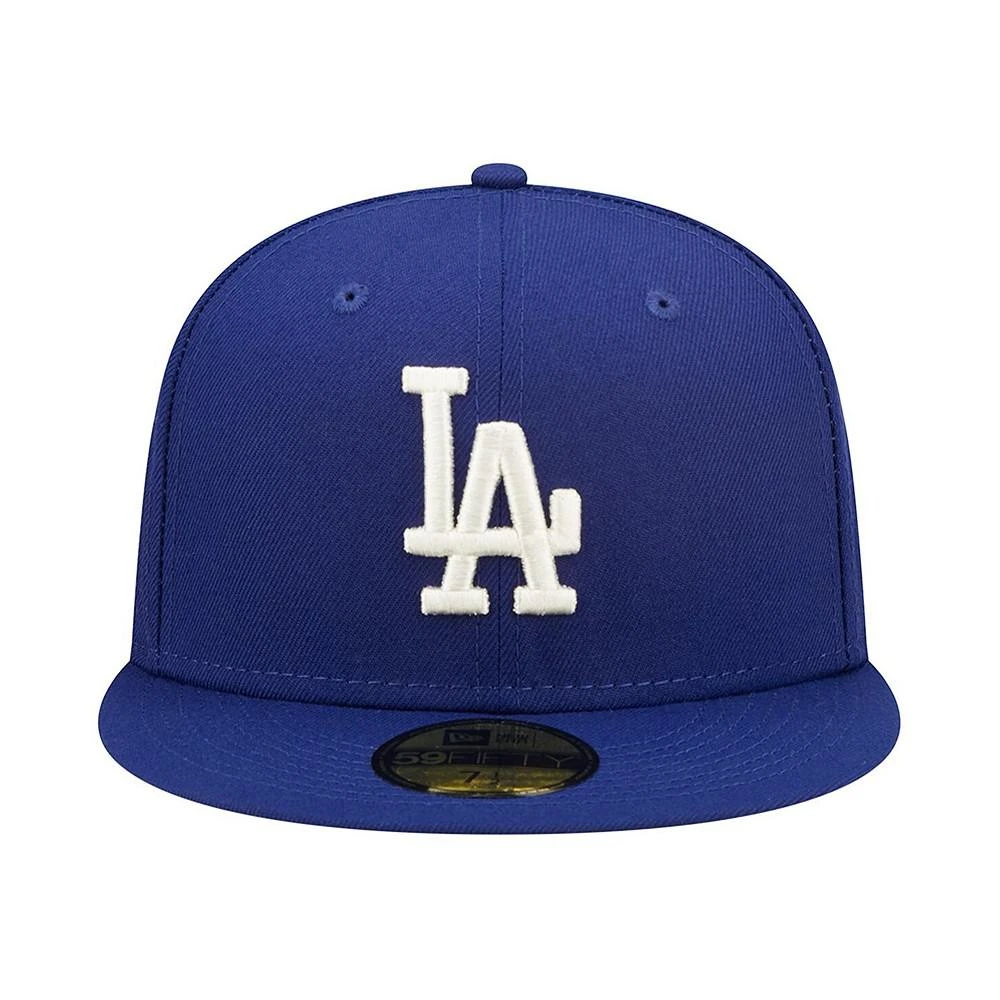 商品New Era|Men's Royal Los Angeles Dodgers Pop Sweatband Undervisor 1988 MLB World Series Cooperstown Collection 59FIFTY Fitted Hat,价格¥356,第2张图片详细描述