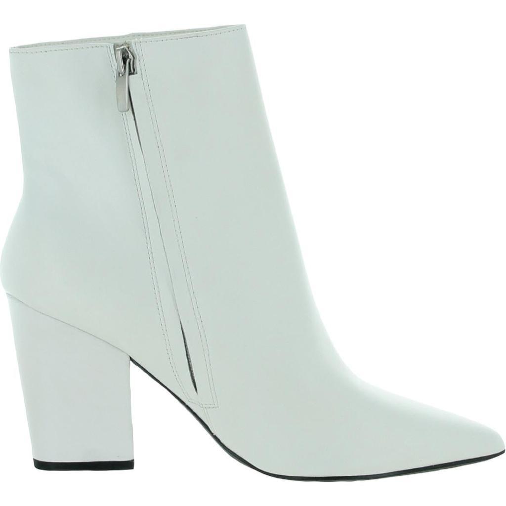 商品Nine West|Nine West Womens Gaba Leather Block Heel Ankle Boots,价格¥411,第7张图片详细描述