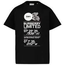 商品Burberry|BURBERRY 黑色男童T恤 8056961,价格¥752,第1张图片