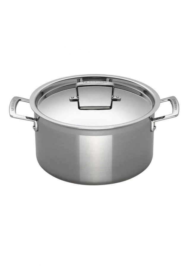 商品Le Creuset|3-ply stainless steel deep casserole 24cm,价格¥2047,第1张图片
