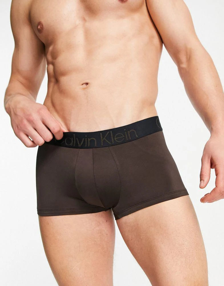 商品Calvin Klein|Calvin Klein flex natural low rise trunk in brown,价格¥255,第1张图片