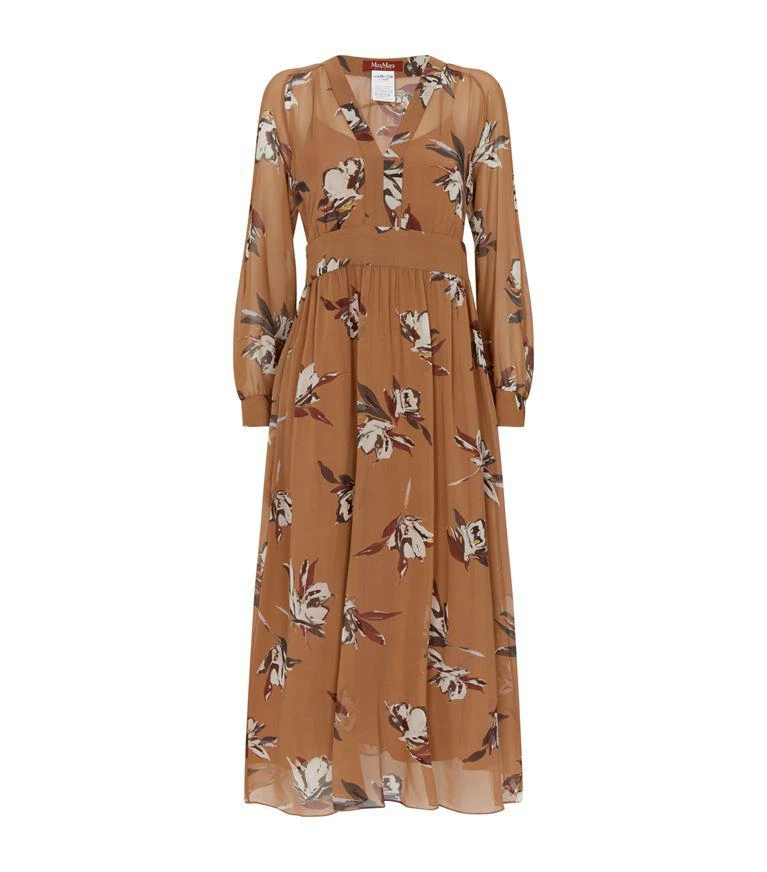 商品Max Mara|Floral Silk Dress,价格¥5935,第1张图片