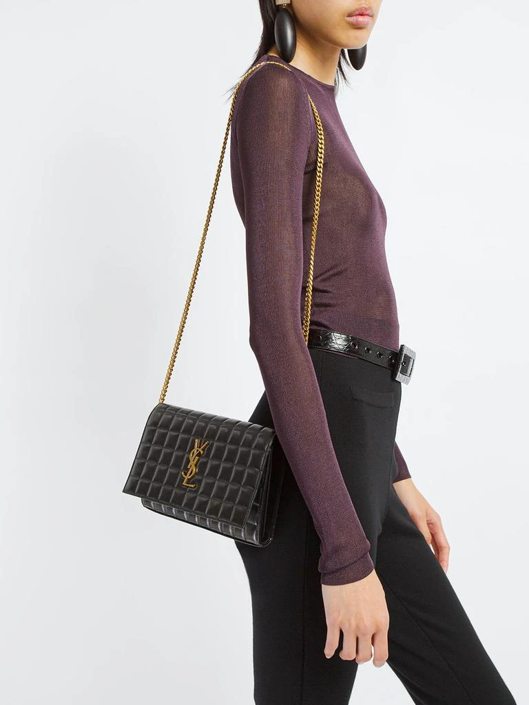 商品Yves Saint Laurent|Cassandre Matelassé Leather Chain Wallet,价格¥15319,第1张图片详细描述