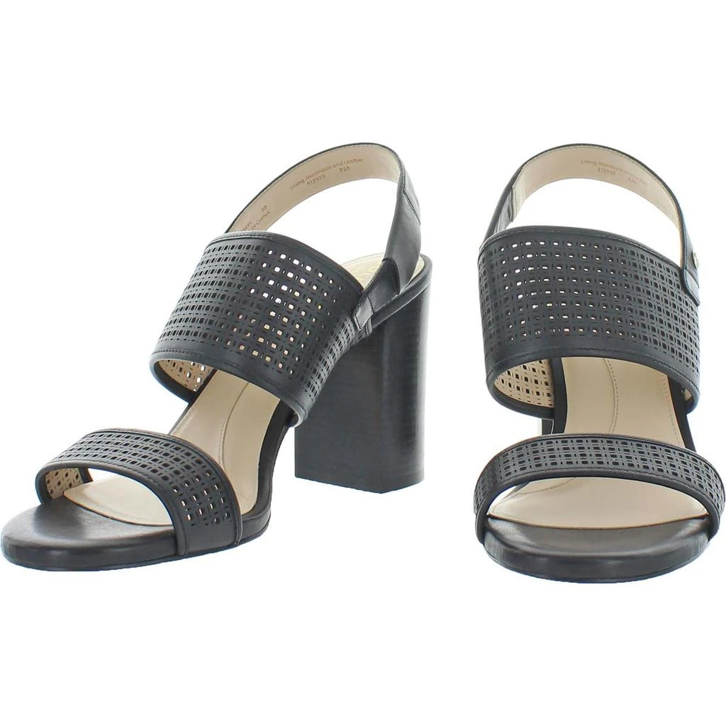 商品Cole Haan|Cole Haan Womens Kim City Leather Laser Cut Heels,价格¥214,第3张图片详细描述