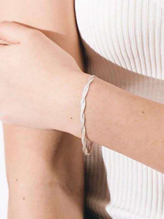 商品Pepe Zoo|Dia Silver Bracelet,价格¥1129,第1张图片