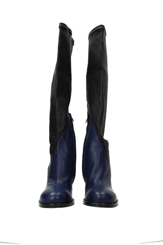 商品Celine|Boots Leather Blue,价格¥4429,第3张图片详细描述