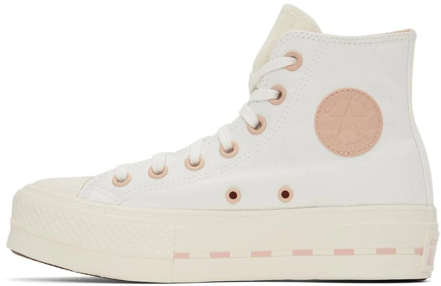 商品Converse|White Chuck Taylor All Star Platform Hi Sneakers,价格¥202,第3张图片详细描述