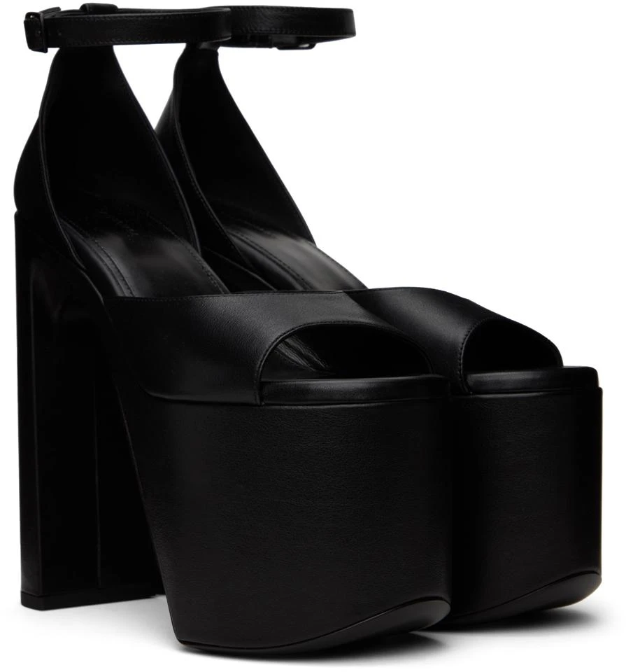 商品Balenciaga|Black Camden 160 Heeled Sandals,价格¥11268,第4张图片详细描述