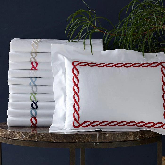 商品Matouk|Classic Chain Duvet, Full/Queen,价格¥3717,第3张图片详细描述