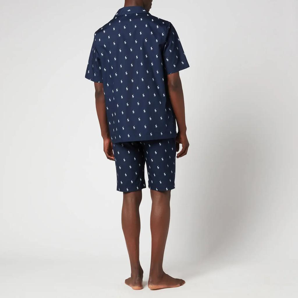 商品Ralph Lauren|Polo Ralph Lauren Men's All Over Print Pajama Set - Navy/Nevis,价格¥937,第4张图片详细描述
