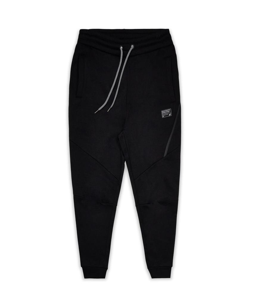 商品Reason Clothing|Haram Slim Fit Black Jogger With Zip Detail,价格¥74,第5张图片详细描述