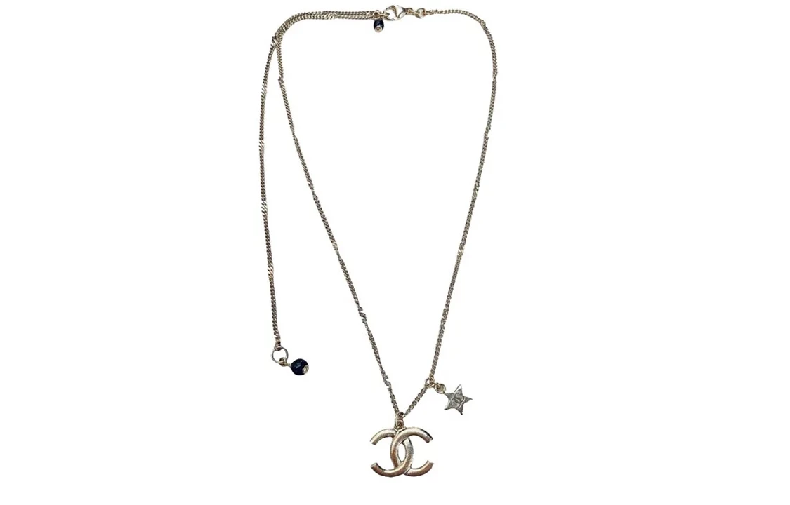商品[国内直发] Chanel|香奈儿 经典Logo珍珠星星 金属 项链 女款,价格¥10764,第4张图片详细描述