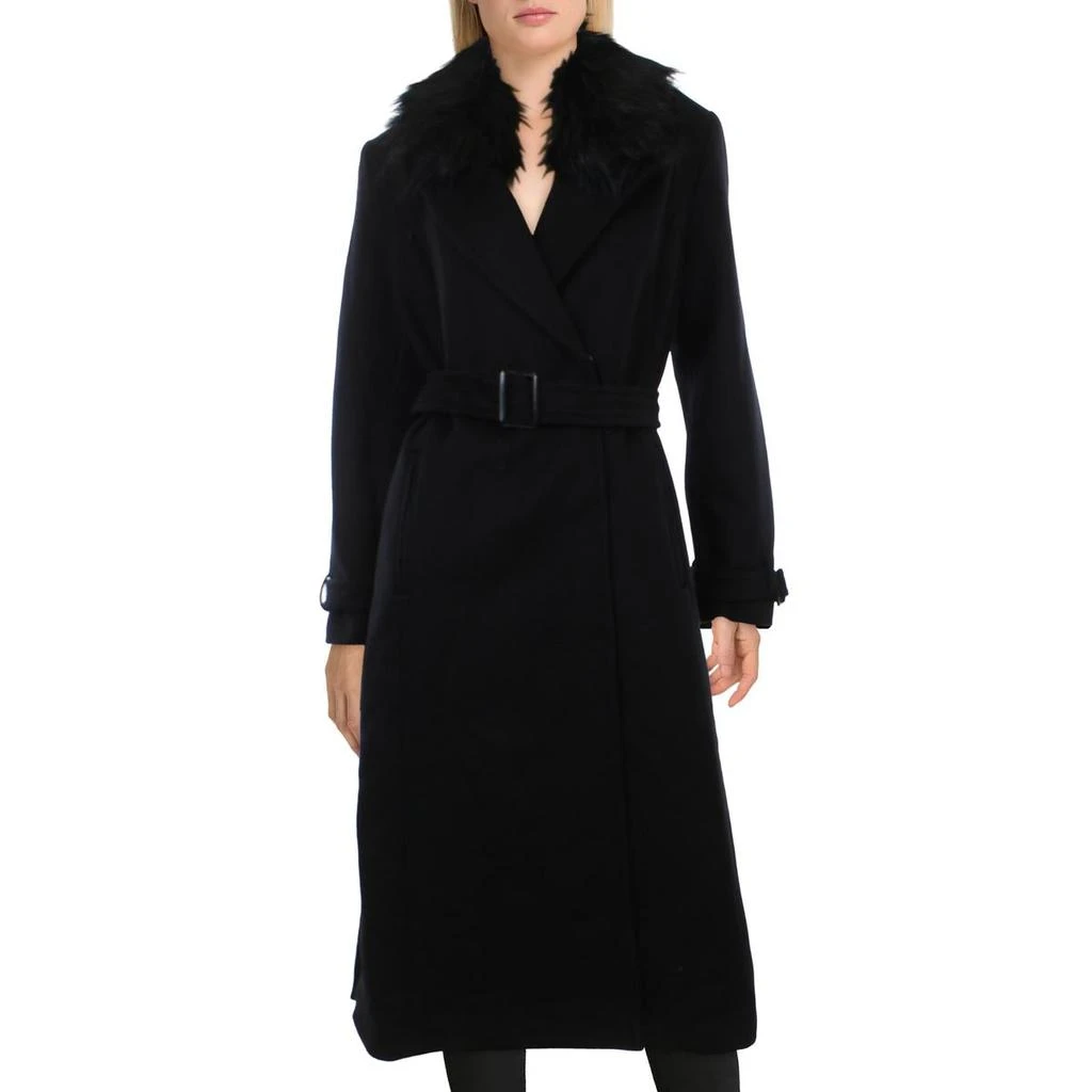 商品Vince Camuto|Vince Camuto Womens Wool Long Wrap Coat,价格¥797,第1张图片
