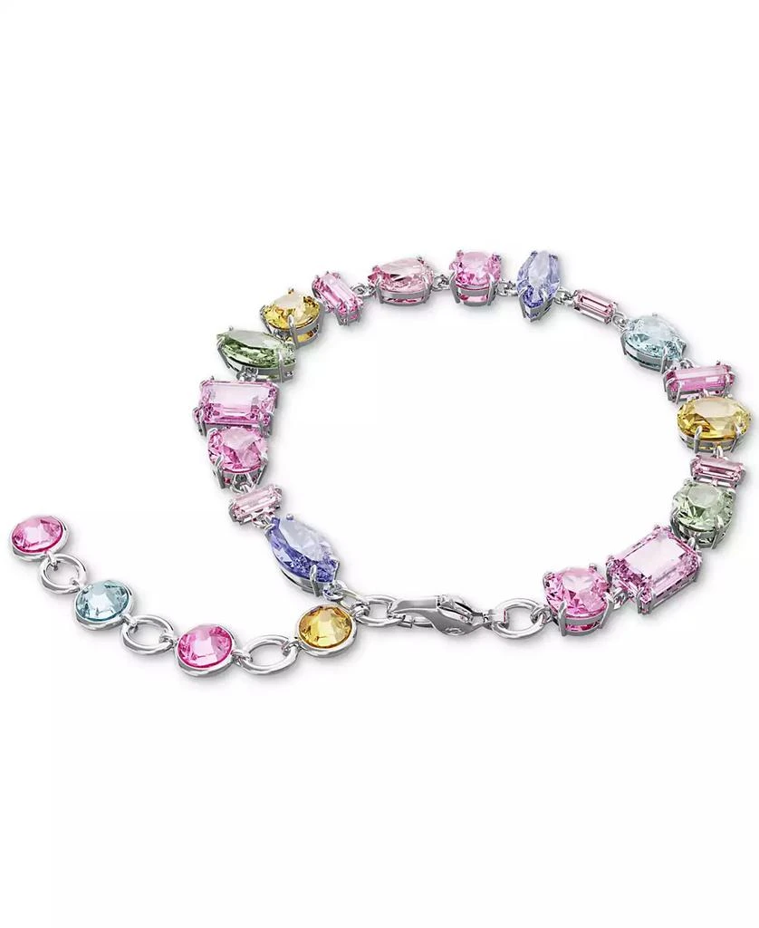 商品Swarovski|Rhodium-Plated Multicolor Crystal Flex Bracelet,价格¥1767,第3张图片详细描述