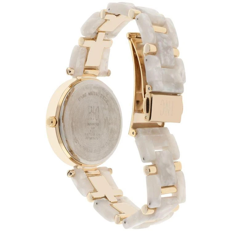 I.N.C. Women's Metal & Acrylic Link Bracelet Watch 35mm, Created for Macy's 商品