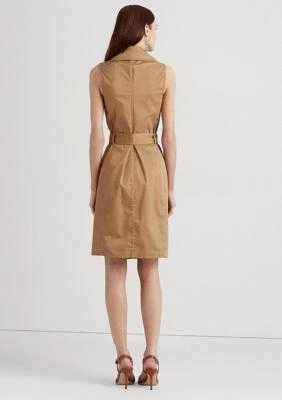 商品Ralph Lauren|Ralph Lauren Micro Sanded Twill Sleeveless Dress,价格¥1420,第2张图片详细描述