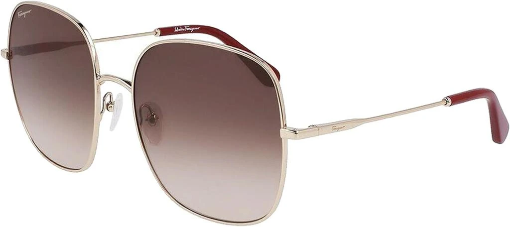 商品Salvatore Ferragamo|Ferragamo Women's 60mm Gold Sunglasses,价格¥663,第1张图片