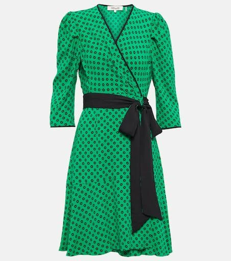 商品Diane von Furstenberg|Charlene polka-dot minidress,价格¥2458,第1张图片