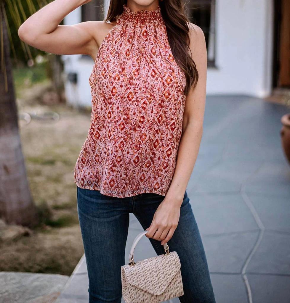 商品Veronica M|Keegan Chiffon Top in Multi,价格¥427,第2张图片详细描述