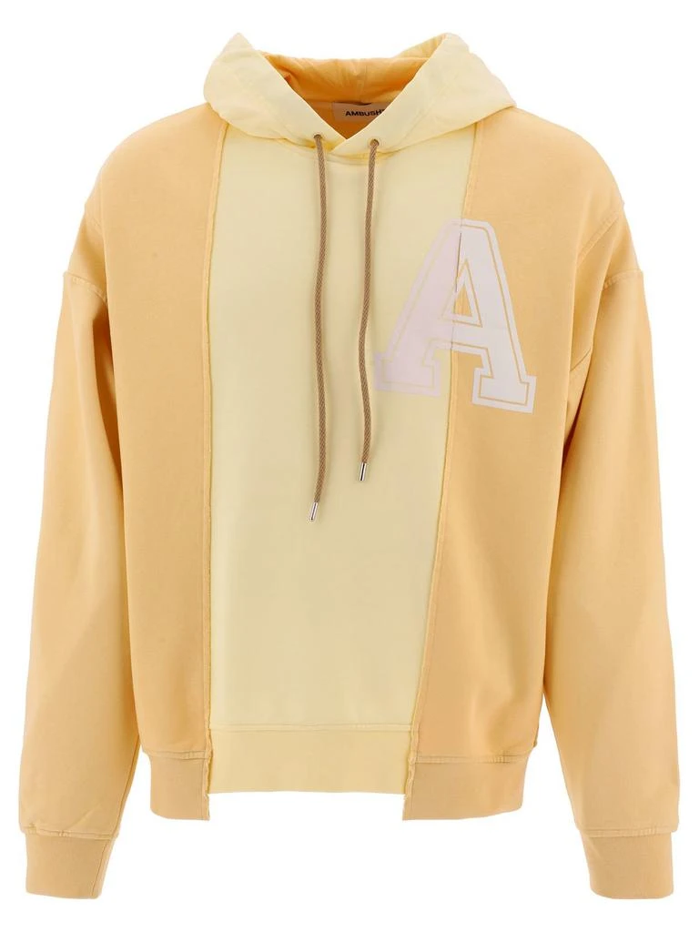 商品Ambush|Ambush Logo-Embroidered Varsity Hoodie,价格¥1856,第1张图片