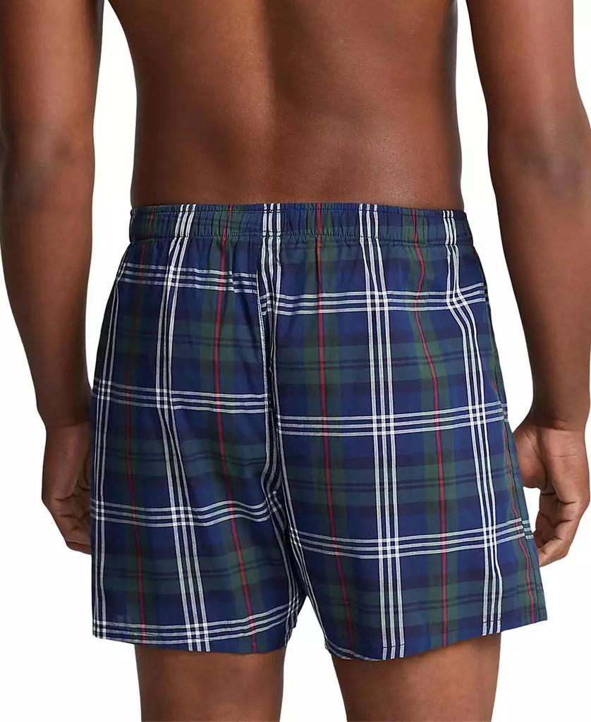 商品Ralph Lauren|Men's Plaid Single-Button Fly Boxers,价格¥208,第2张图片详细描述