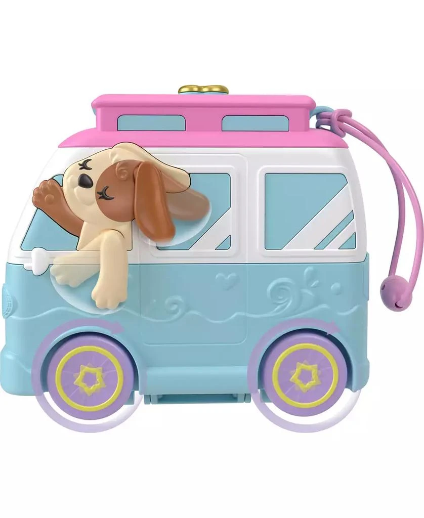 商品Polly Pocket|Dolls and Playset, Travel Toys, Seaside Puppy Ride Compact,价格¥90,第3张图片详细描述