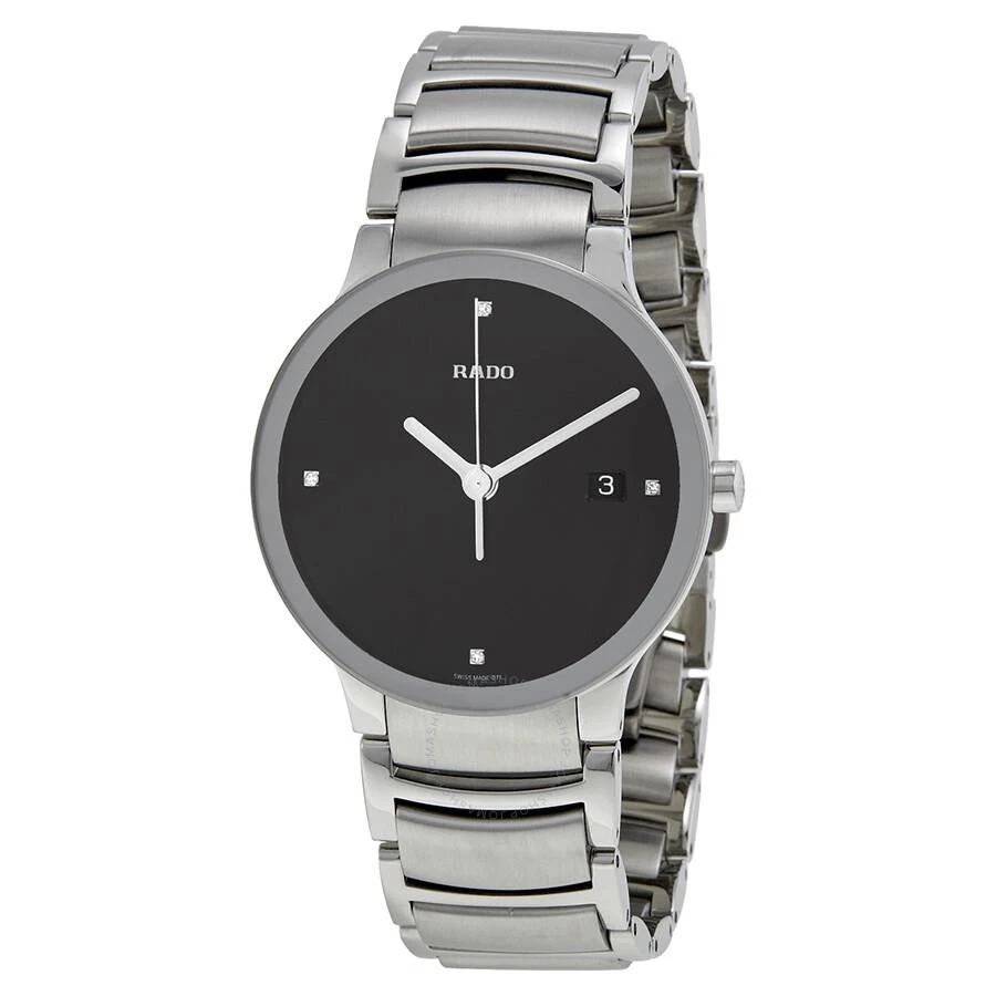 商品Rado|Centrix Jubile Black Diamond Dial Men's Watch R30927713,价格¥6867,第1张图片