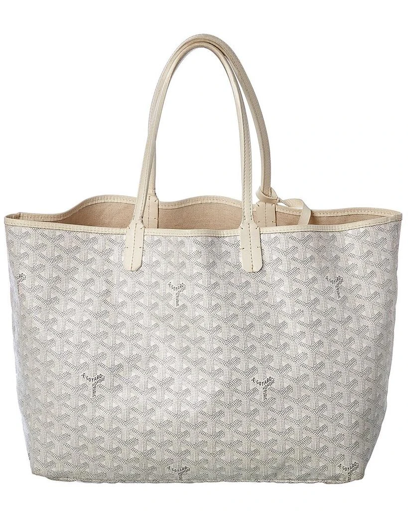 商品[二手商品] Goyard|Goyard White Goyardine Canvas Saint Louis PM,价格¥11116,第2张图片详细描述