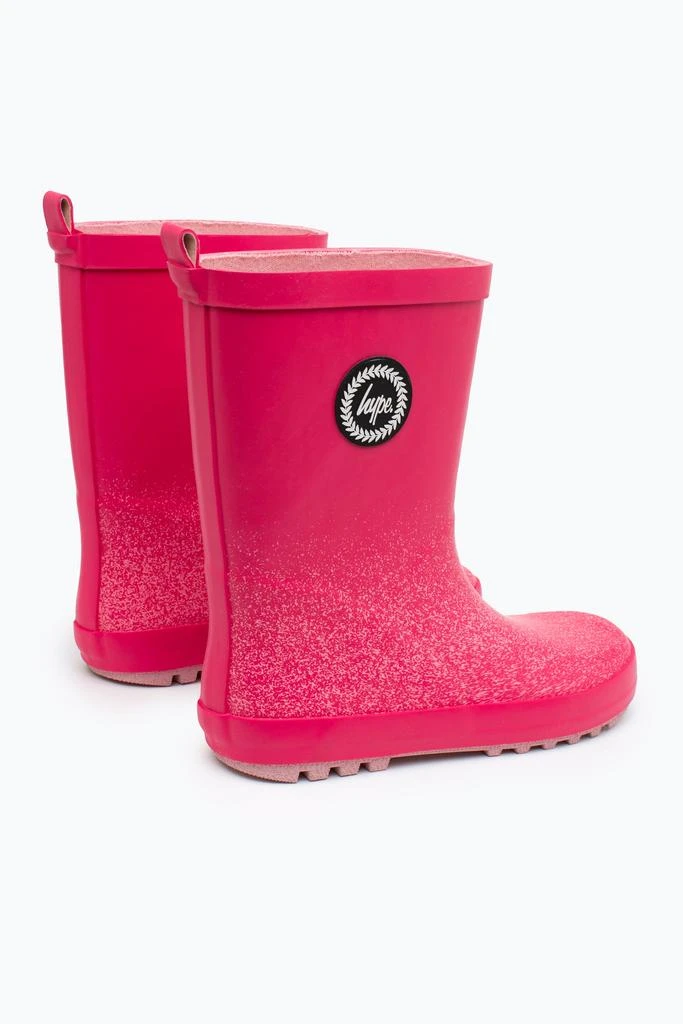 商品HYPE FOOTWEAR|HYPE KIDS UNISEX PINK SPECKLE FADE WELLIES,价格¥139,第2张图片详细描述