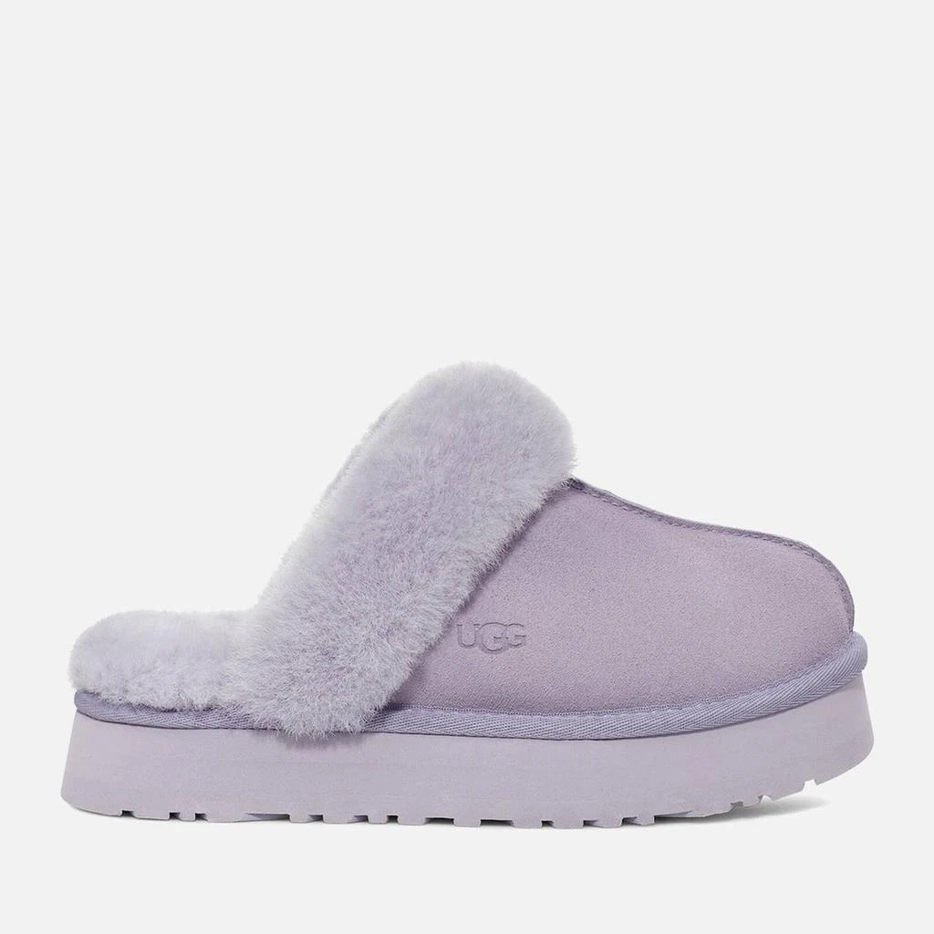商品UGG|UGG Disquette Suede and Sheepskin Slipper Sliders,价格¥609,第1张图片