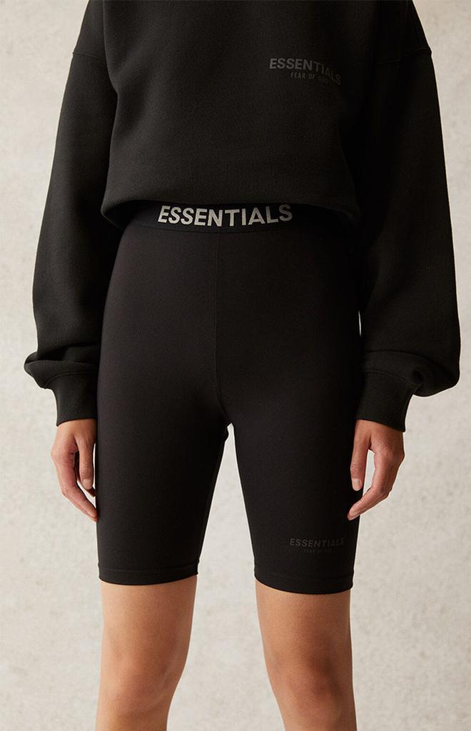 商品Essentials|女式 黑色 骑行短裤,价格¥109,第7张图片详细描述