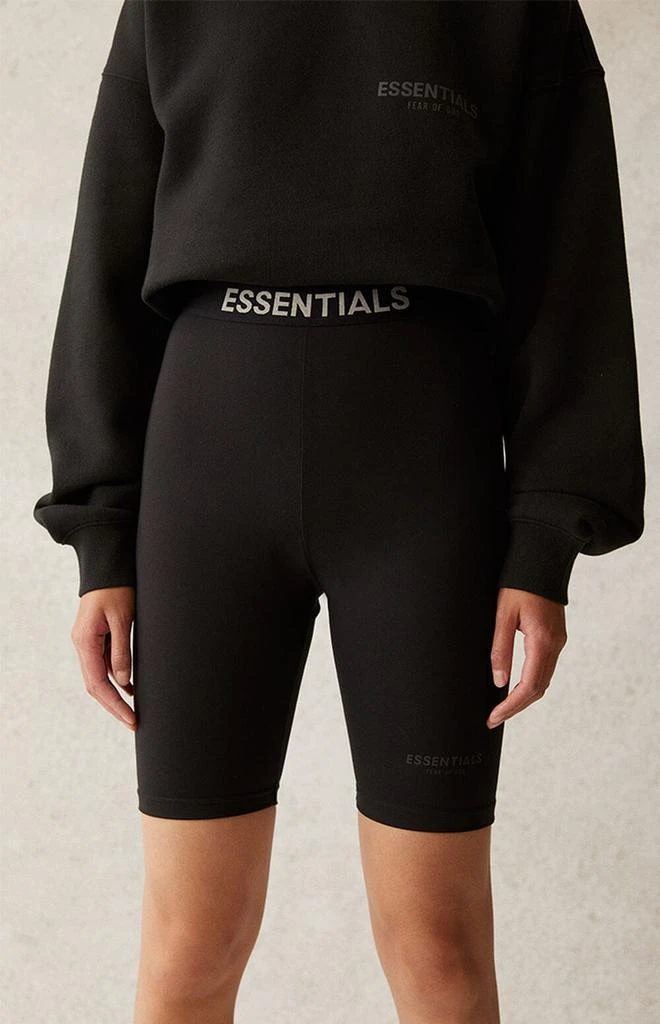 Essentials Black Biker Shorts 5