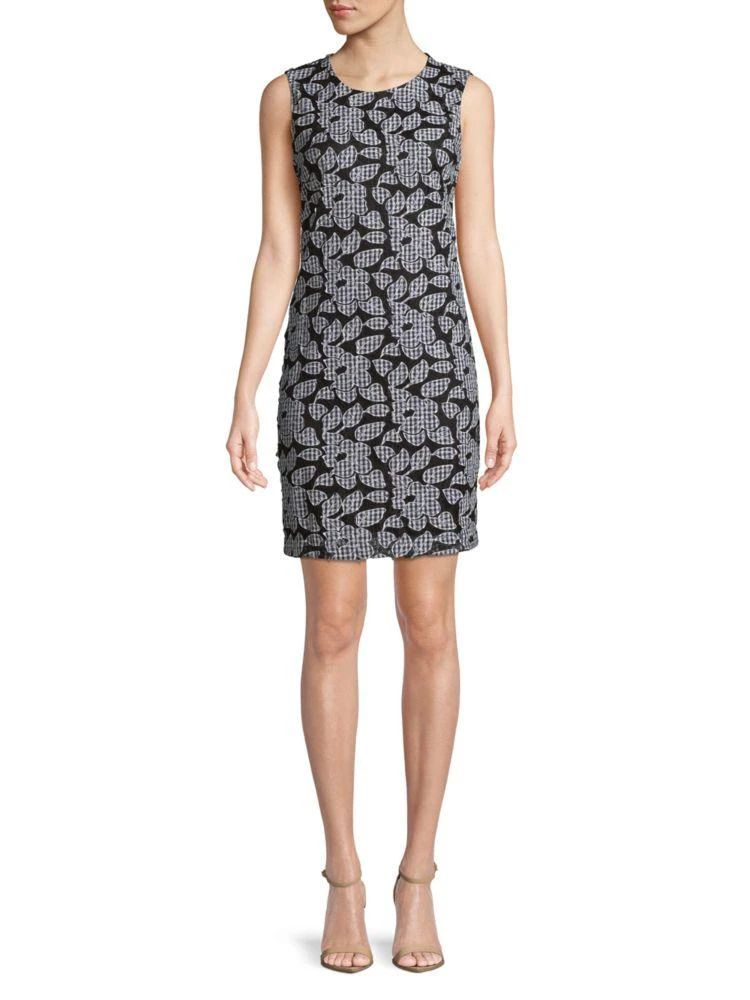 商品Karl Lagerfeld Paris|Floral Sleeveless Sheath Dress,价格¥450,第1张图片