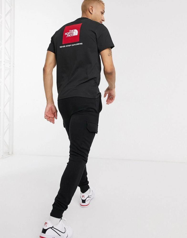 商品The North Face|The North Face Red Box t-shirt in black,价格¥258,第3张图片详细描述