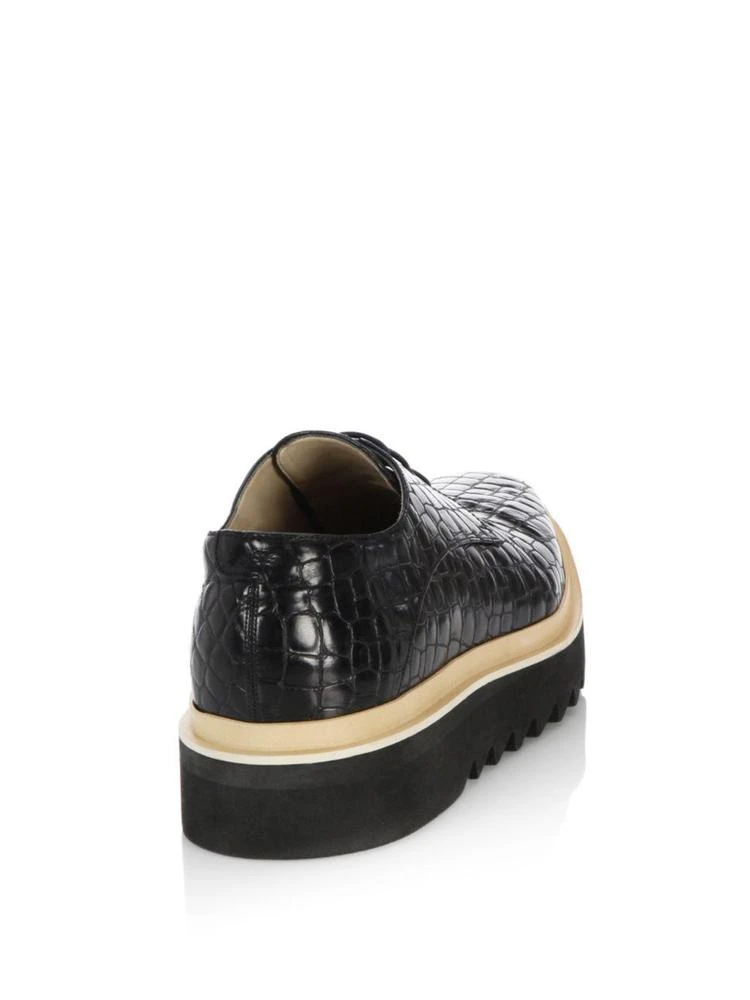 商品Stella McCartney|Croc Lace-Up Creeper Derbys,价格¥4853,第2张图片详细描述