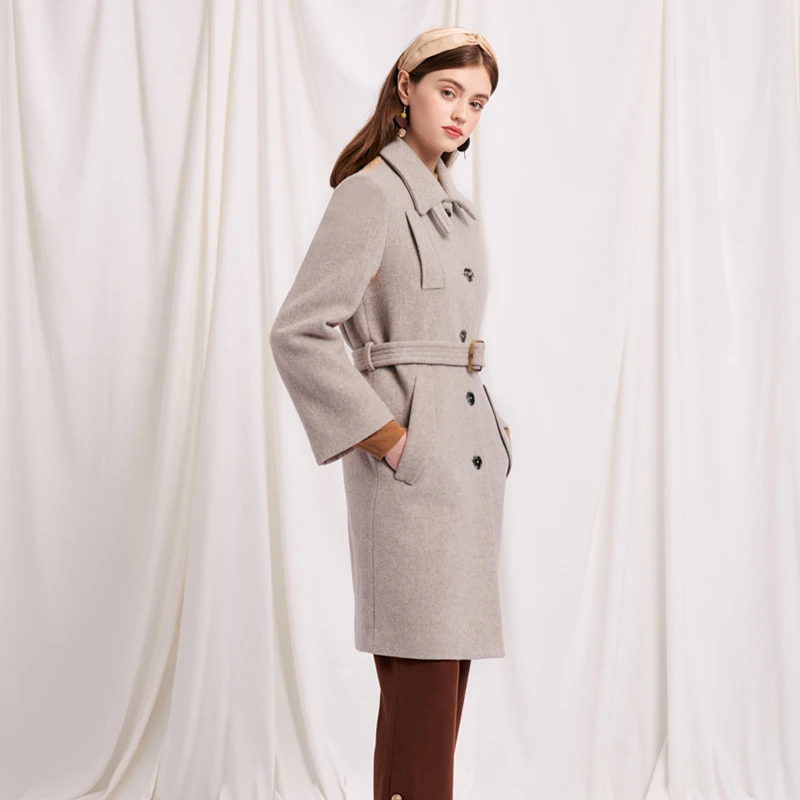 Nina 羊毛大衣-燕麦色 | Nina Wool Coat - Oatmeal 商品