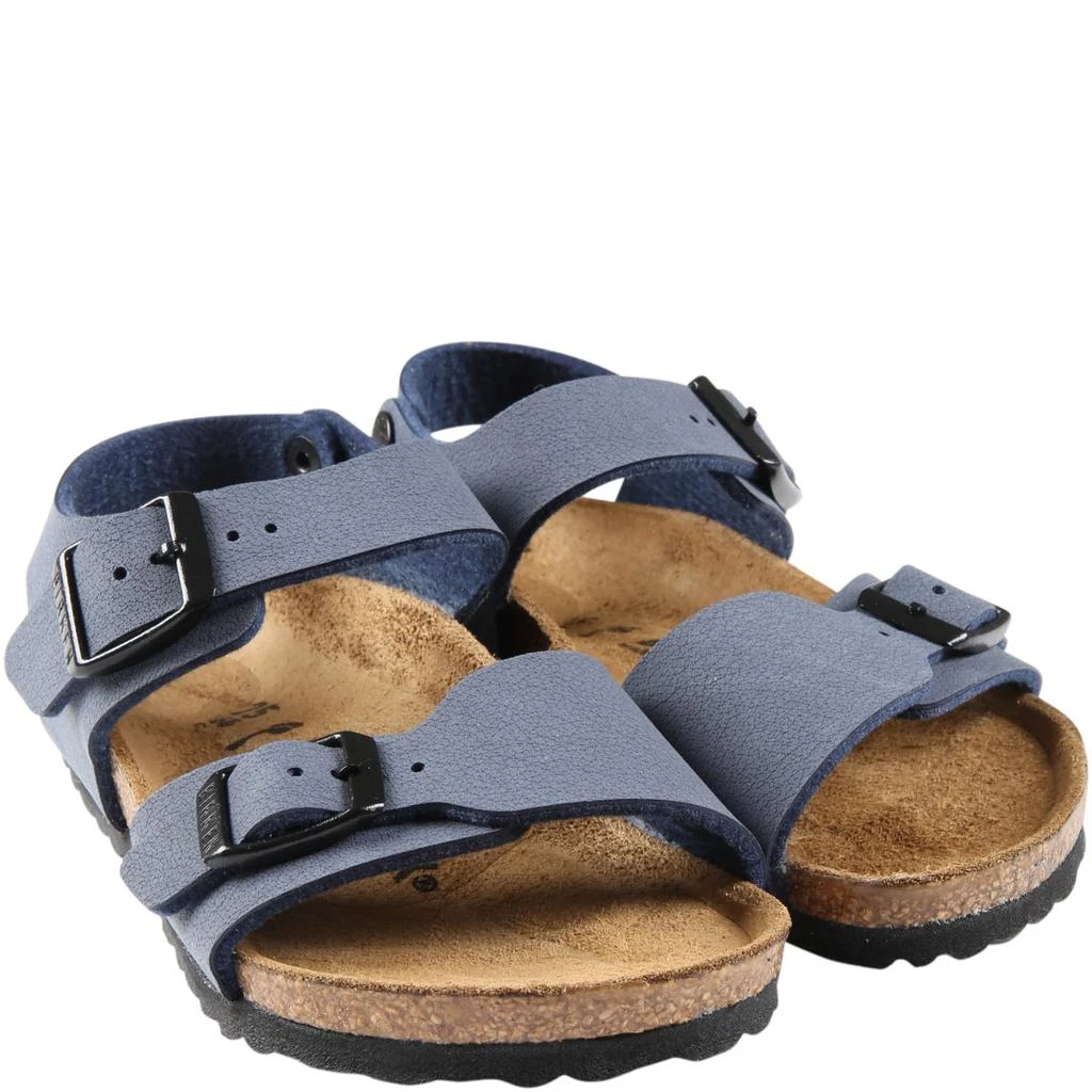 商品Birkenstock|Blue Sandals new York Kids For Kids With Black Logo,价格¥656,第3张图片详细描述