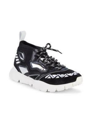 商品Valentino|Heroes Reflex Mixed Media Sneakers,价格¥3191,第2张图片详细描述