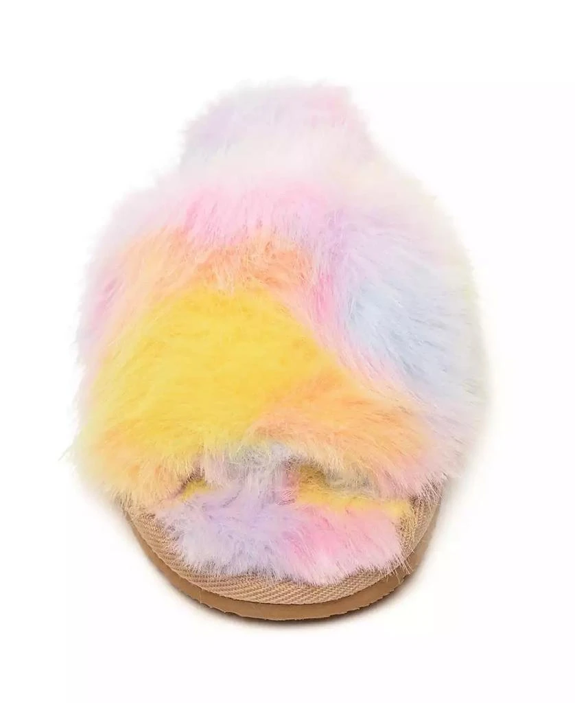 商品Minnetonka|Little Girls Lyla Faux Fur Slide Slippers,价格¥299,第4张图片详细描述