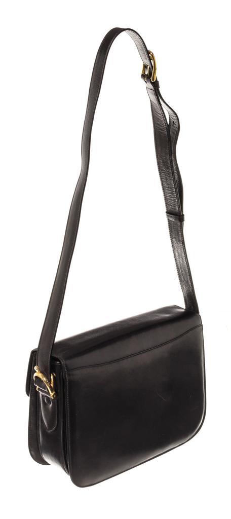 商品[二手商品] Celine|Celine Vintage Black Leather Horse Carriage Box Shoulder Bag,价格¥9387,第4张图片详细描述