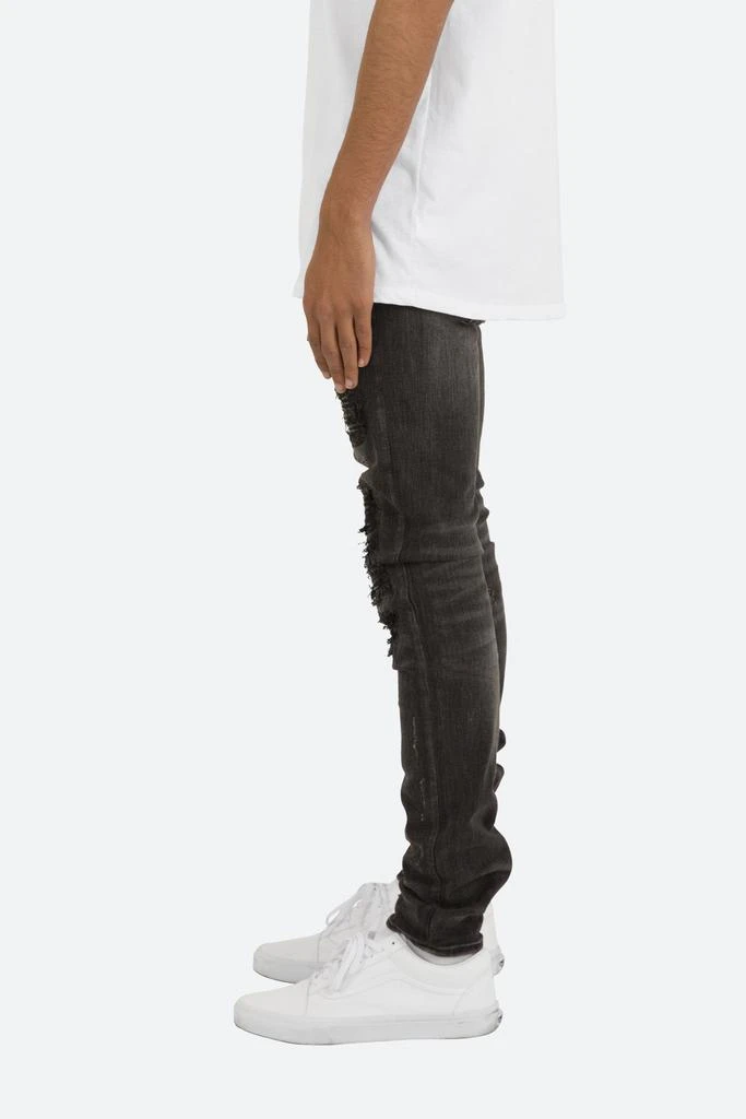 商品MNML|X226 Stretch Moto Denim - Black/Black,价格¥436,第4张图片详细描述