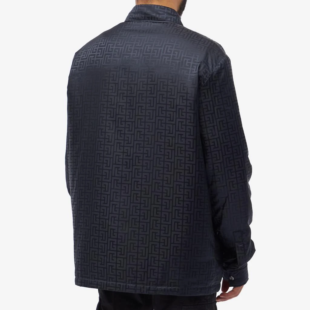 商品Balmain|Balmain Jacquard Monogram Padded Overshirt,价格¥3697,第3张图片详细描述